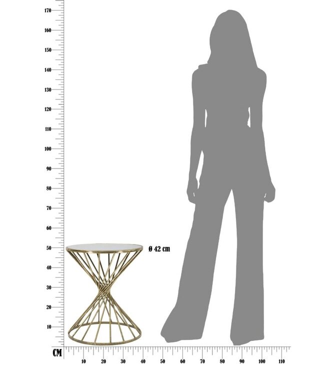 Mauro Ferretti KLEINE TAFEL HYPNOS CM Ø 42X50