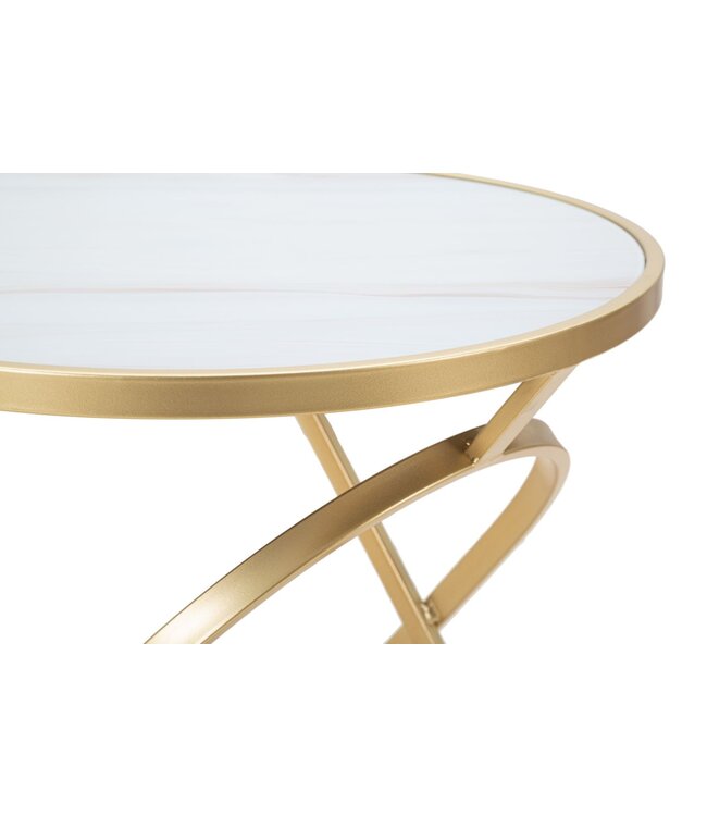 Mauro Ferretti TAFEL GLAM MAT CM Ø 50,5X50