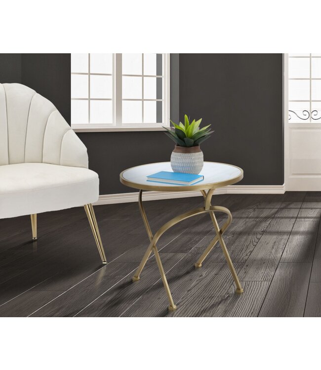 Mauro Ferretti TAFEL GLAM MAT CM Ø 50,5X50