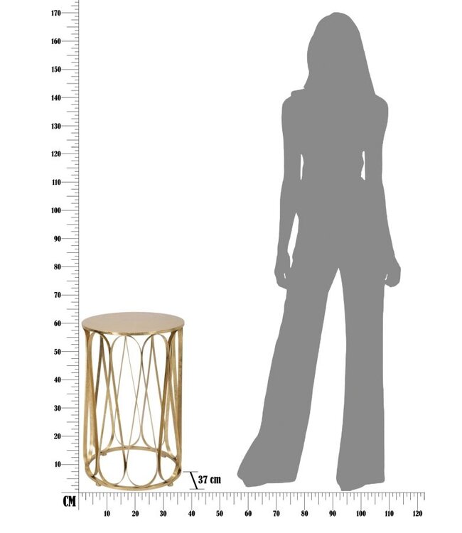 Mauro Ferretti KLEINE TAFEL VENETIË CM Ø 37X58