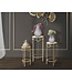 Mauro Ferretti TV-HOUDER GOUD SET VAN 3 STUKS CM Ø 33X70<br />
-28X60-23X50