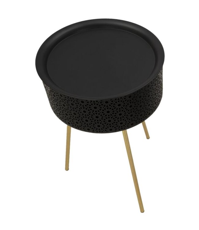 Mauro Ferretti TAFEL ZWARTY CM Ø 40X65 - 1426170001