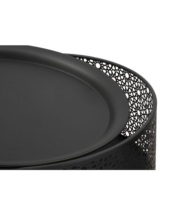 Mauro Ferretti TAFEL ZWARTY CM Ø 40X65