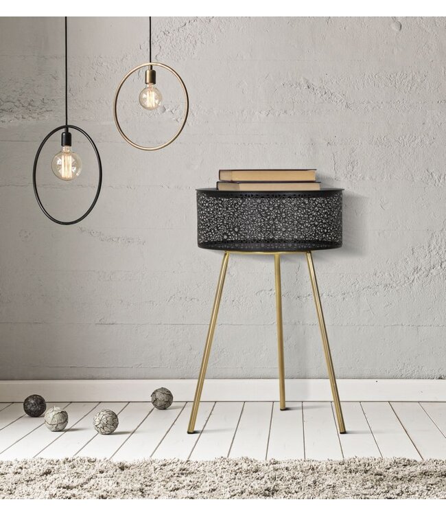 Mauro Ferretti TAFEL ZWARTY CM Ø 40X65