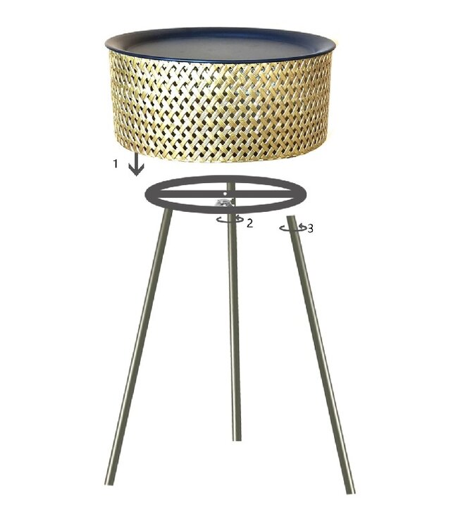 Mauro Ferretti TAFEL GLOVY CM Ø 40X65