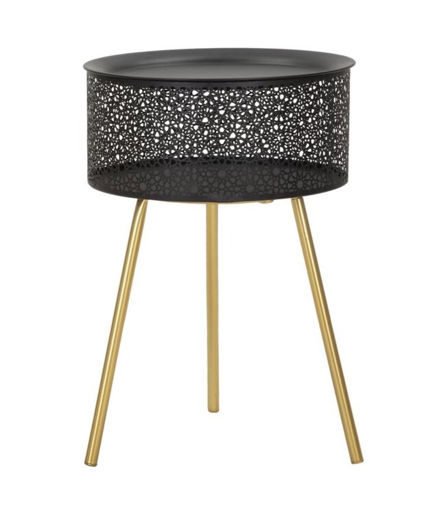 Mauro Ferretti TAFEL ZWARTY CM Ø 35X50