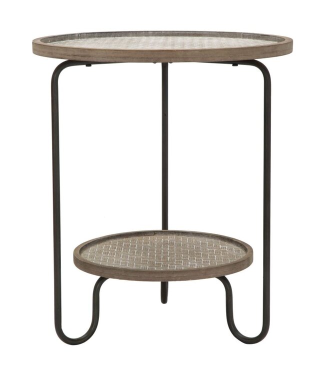 Mauro Ferretti TAFEL AREX 2 PLANK CM Ø 48X54,5