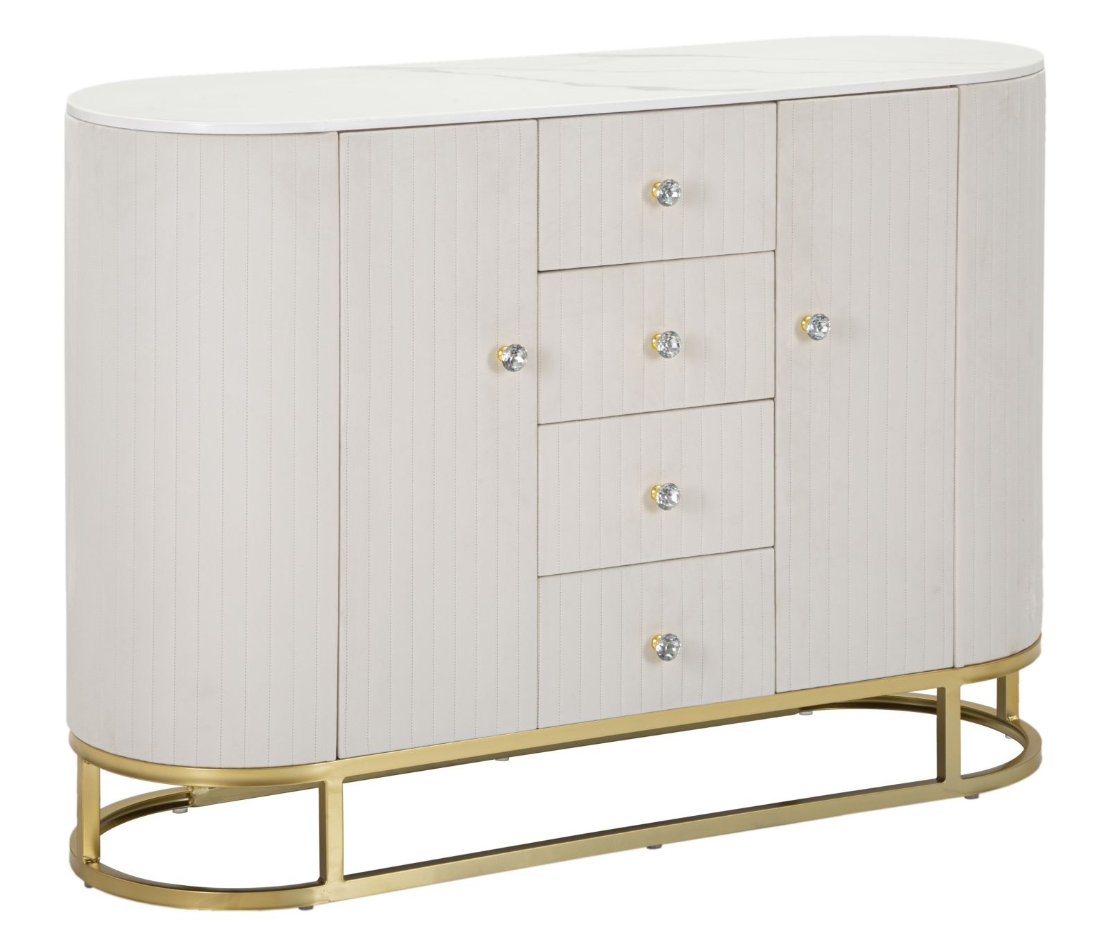 KAST MONTPELLIER CRÈME CM 120X40X85 afbeelding