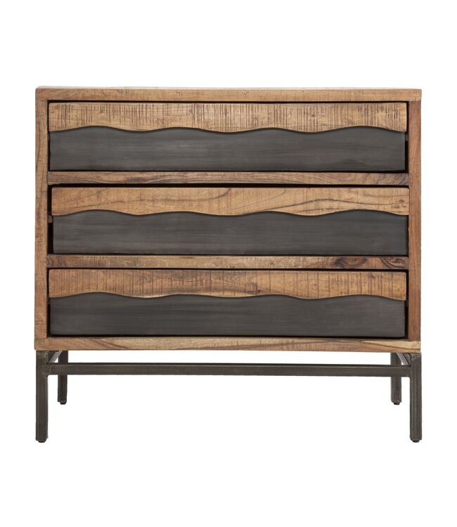 Mauro Ferretti DRESSOIR YELLOWSTONE CM 88X45X80 (LEGNO DI ACACIA NILOTICA)