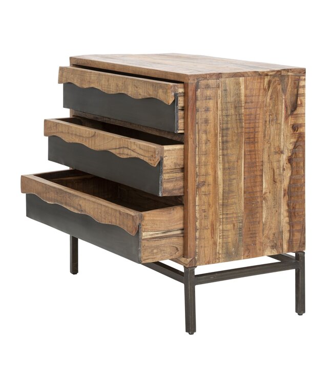 Mauro Ferretti DRESSOIR YELLOWSTONE CM 88X45X80 (LEGNO DI ACACIA NILOTICA)