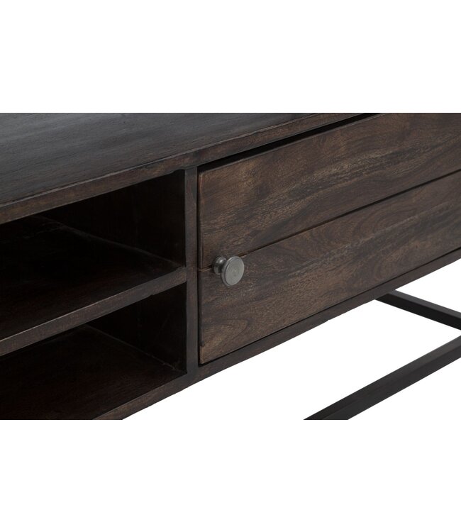 Mauro Ferretti TV-HOUDER BURN CM 120X40X55 (LEGNO DI ACACIA NILOTICA)