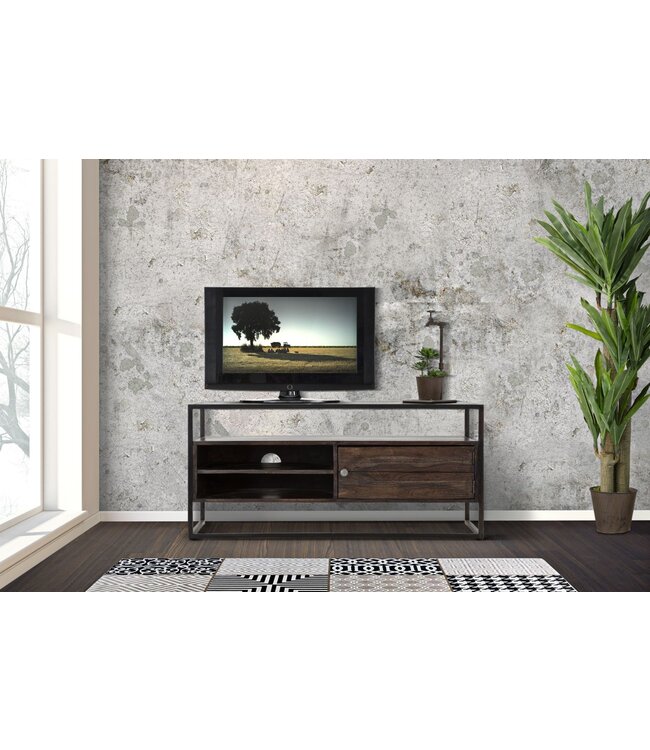 Mauro Ferretti TV-HOUDER BURN CM 120X40X55 (LEGNO DI ACACIA NILOTICA)