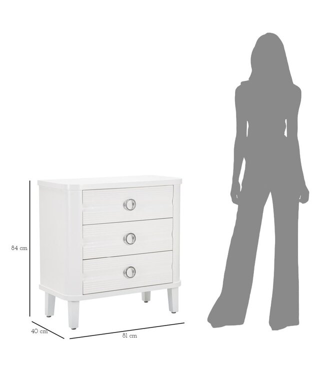 Mauro Ferretti DRESSOIR GLANS CM 81X40X84 - 1427130000