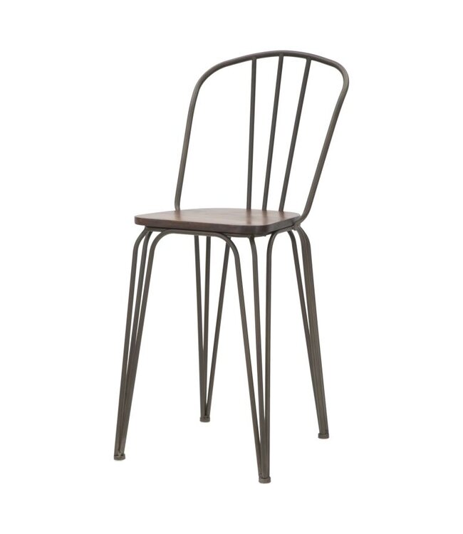 Mauro Ferretti STOEL HARLEM 54X45X102 SET VAN 2 STUKS (ZITHOOGTE CM 61)