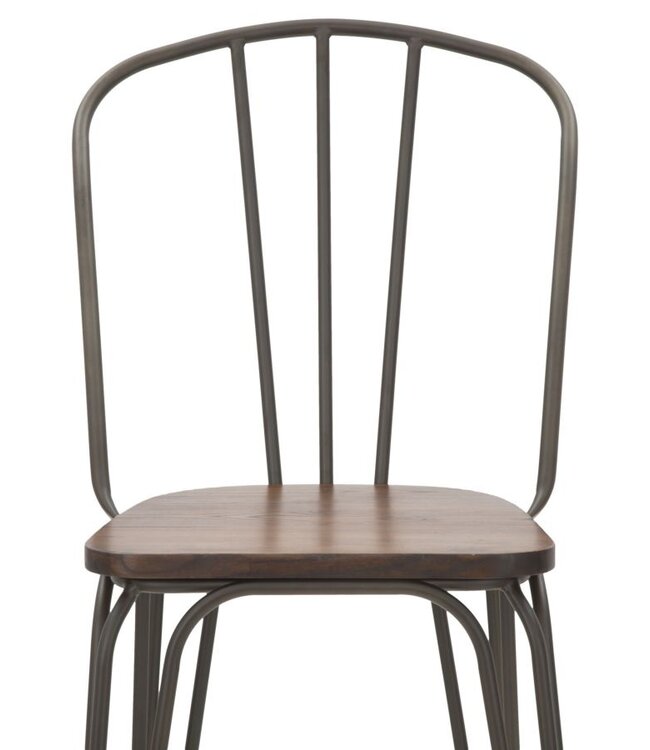 Mauro Ferretti STOEL HARLEM 54X45X102 SET VAN 2 STUKS (ZITHOOGTE CM 61)