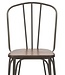 Mauro Ferretti STOEL HARLEM 54X45X102 SET VAN 2 STUKS (ZITHOOGTE CM 61)