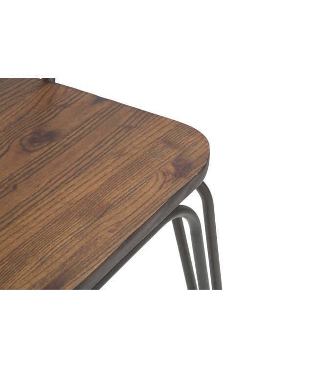 Mauro Ferretti STOEL HARLEM 54X45X102 SET VAN 2 STUKS (ZITHOOGTE CM 61)