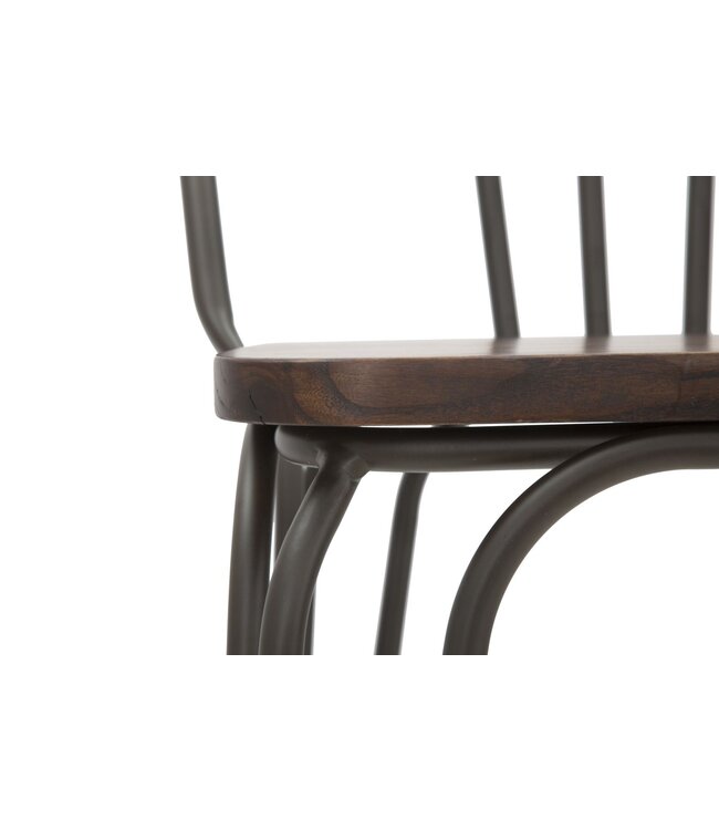 Mauro Ferretti STOEL HARLEM 54X45X102 SET VAN 2 STUKS (ZITHOOGTE CM 61)