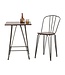 Mauro Ferretti STOEL HARLEM 54X45X102 SET VAN 2 STUKS (ZITHOOGTE CM 61)