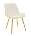 Mauro Ferretti STOEL PARIJS CREMA/GOUD SET 2 PZ CM 51X59X79