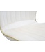 Mauro Ferretti PARIS STOEL SPACE CRÈME/GOUD SET 2 PZ CM 46X58X77