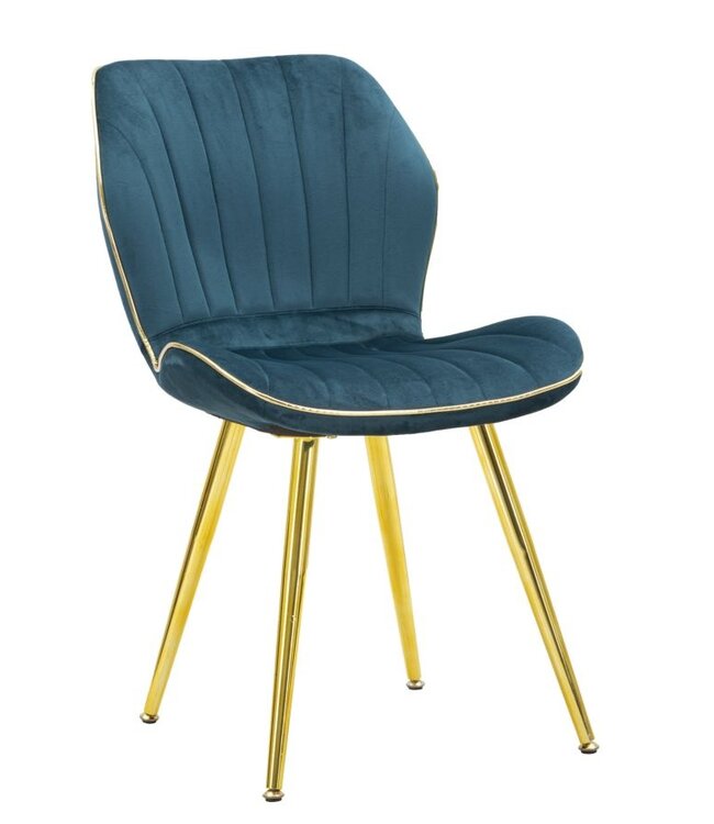 Mauro Ferretti PARIS STOEL SPACE TAIL/GOUD SET 2 PZ CM 46X58X77