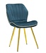 Mauro Ferretti PARIS STOEL SPACE TAIL/GOUD SET 2 PZ CM 46X58X77
