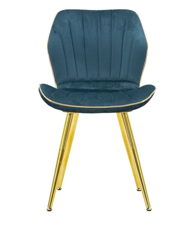 Mauro Ferretti PARIS STOEL SPACE TAIL/GOUD SET 2 PZ CM 46X58X77