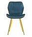 Mauro Ferretti PARIS STOEL SPACE TAIL/GOUD SET 2 PZ CM 46X58X77