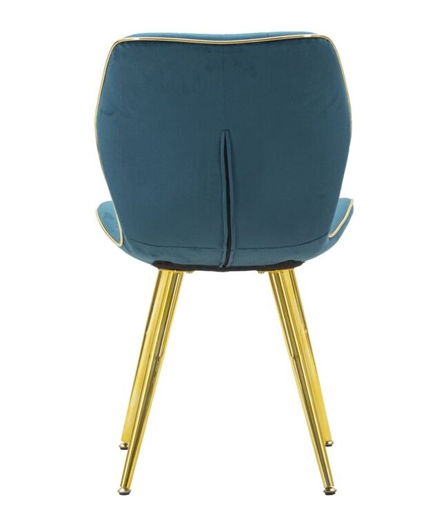 Mauro Ferretti PARIS STOEL SPACE TAIL/GOUD SET 2 PZ CM 46X58X77