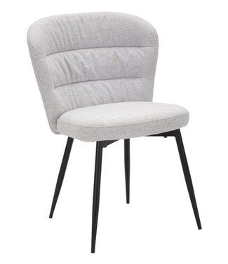 Mauro Ferretti STOEL LOSANNA GRIJS SET 2 PZ CM 58X60,5X85