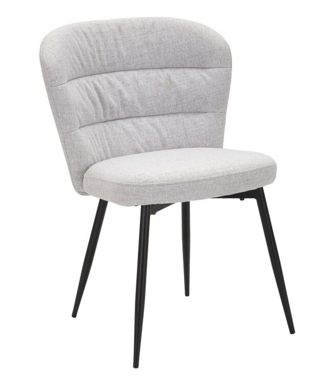 Mauro Ferretti STOEL LOSANNA GRIJS SET 2 PZ CM 58X60,5X85