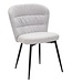 Mauro Ferretti STOEL LOSANNA GRIJS SET 2 PZ CM 58X60,5X85