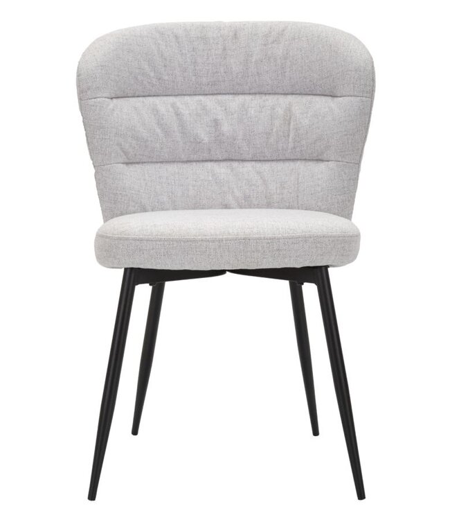 Mauro Ferretti STOEL LOSANNA GRIJS SET 2 PZ CM 58X60,5X85