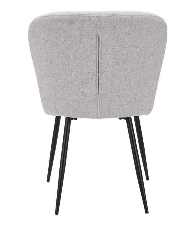 Mauro Ferretti STOEL LOSANNA GRIJS SET 2 PZ CM 58X60,5X85