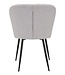 Mauro Ferretti STOEL LOSANNA GRIJS SET 2 PZ CM 58X60,5X85