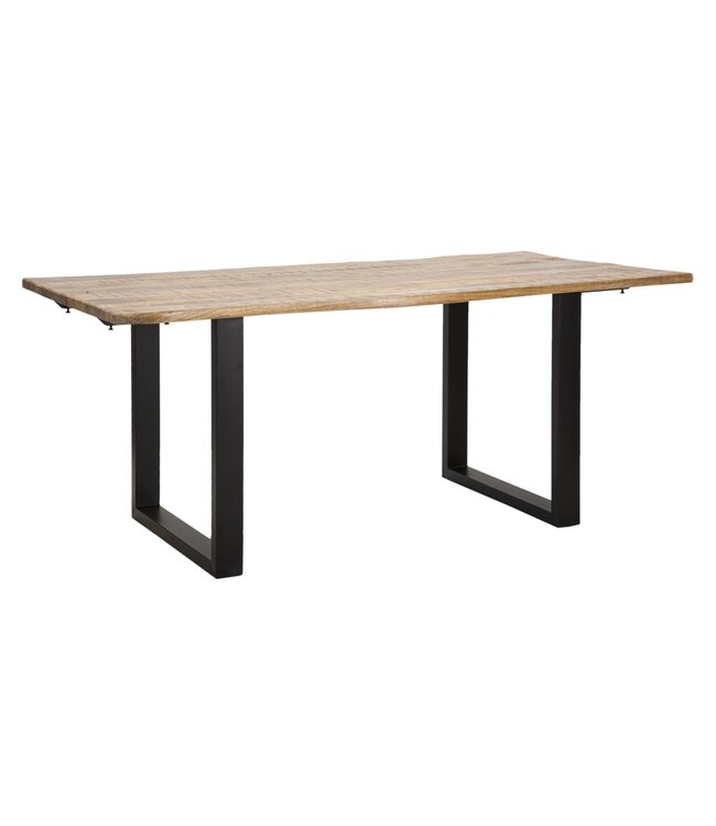 Mauro Ferretti EETTAFELRAND -UITSCHUIFBAAR- CM 180X90X77-TOTALE LENGTE 280 (MANGOHOUT)