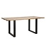 Mauro Ferretti EETTAFELRAND -UITSCHUIFBAAR- CM 180X90X77-TOTALE LENGTE 280 (MANGOHOUT)