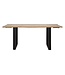 Mauro Ferretti EETTAFELRAND -UITSCHUIFBAAR- CM 180X90X77-TOTALE LENGTE 280 (MANGOHOUT)
