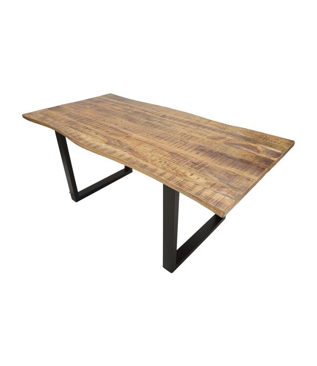 Mauro Ferretti EETTAFELRAND -UITSCHUIFBAAR- CM 180X90X77-TOTALE LENGTE 280 (MANGOHOUT)