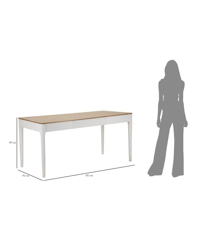 Mauro Ferretti EETTAFEL MATERA CM 180X90X80