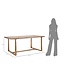Mauro Ferretti EETTAFEL ANKARA CM 180X90X78
