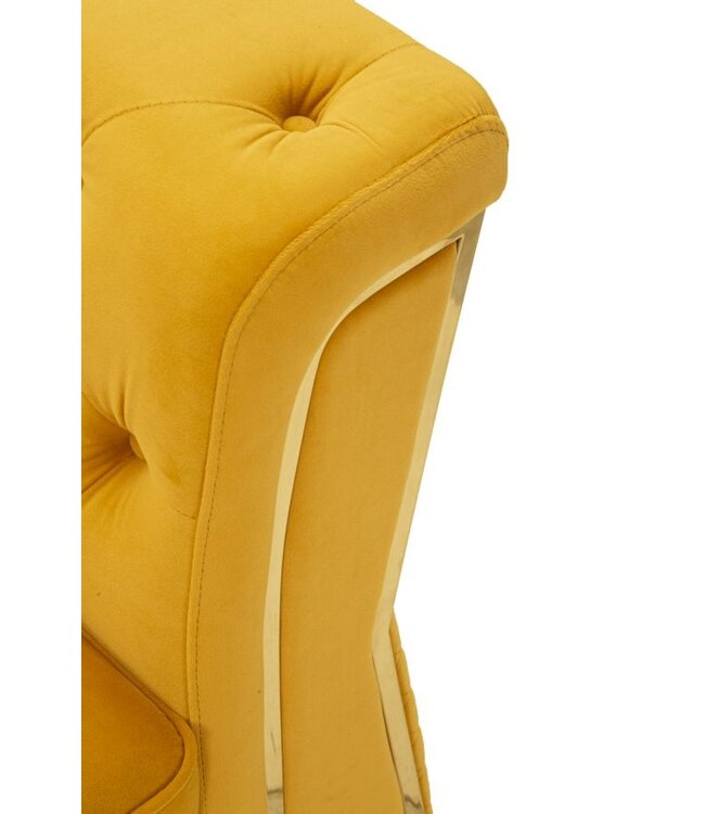 Mauro Ferretti FAUTEUIL EMY MOSTERD MET KUSSEN CM 104X83X76