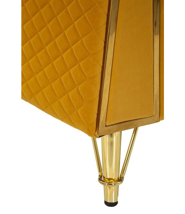 Mauro Ferretti FAUTEUIL EMY MOSTERD MET KUSSEN CM 104X83X76