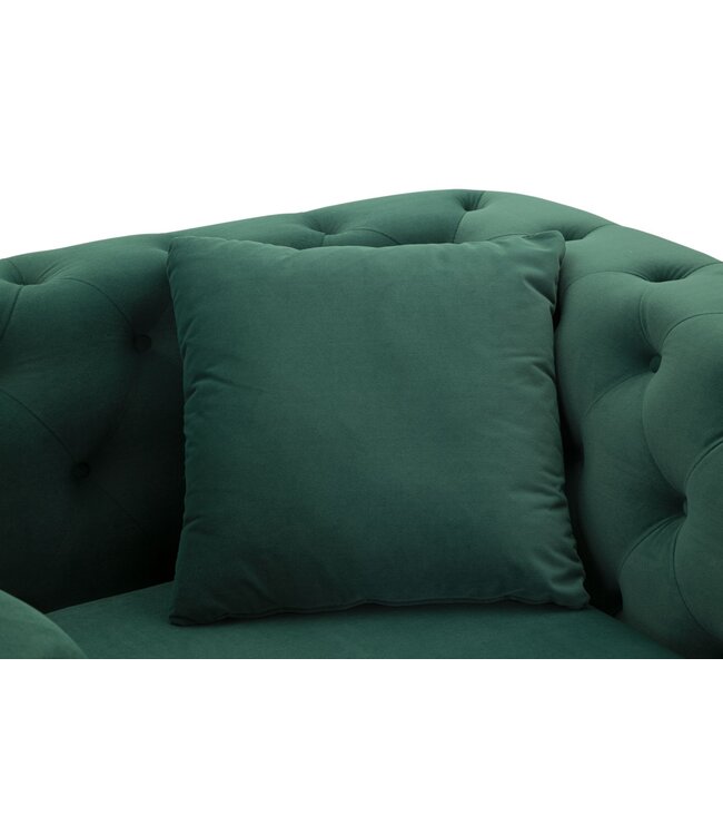 Mauro Ferretti FAUTEUIL EMY GROEN MET KUSSEN CM 104X83X76