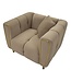 Mauro Ferretti FAUTEUIL ALMA GRIJS MET KUSSEN CM 97X81X71