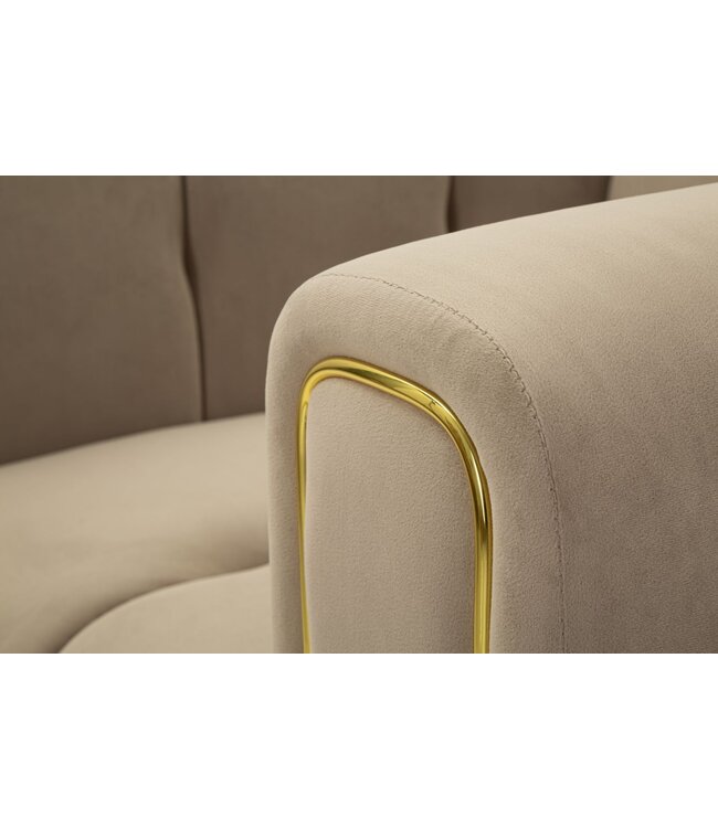 Mauro Ferretti FAUTEUIL ALMA GRIJS MET KUSSEN CM 97X81X71