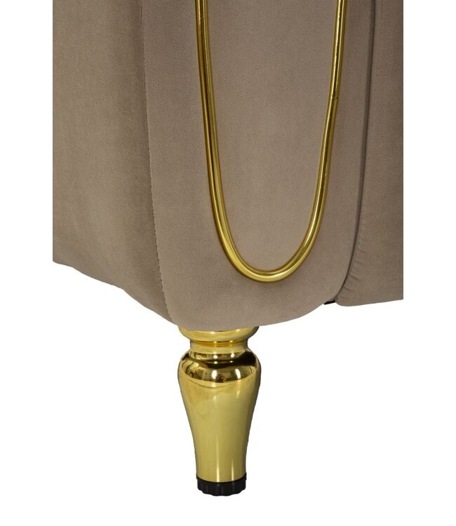 Mauro Ferretti FAUTEUIL ALMA GRIJS MET KUSSEN CM 97X81X71