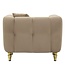 Mauro Ferretti FAUTEUIL ALMA GRIJS MET KUSSEN CM 97X81X71