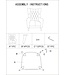 Mauro Ferretti FAUTEUIL IMPERIAL CM 73X79X106